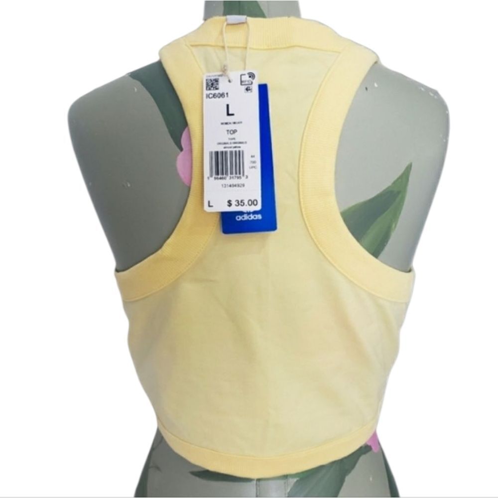 Adidas Original 3 stripper Crop Women's Tank Top - Picture 7 of 7